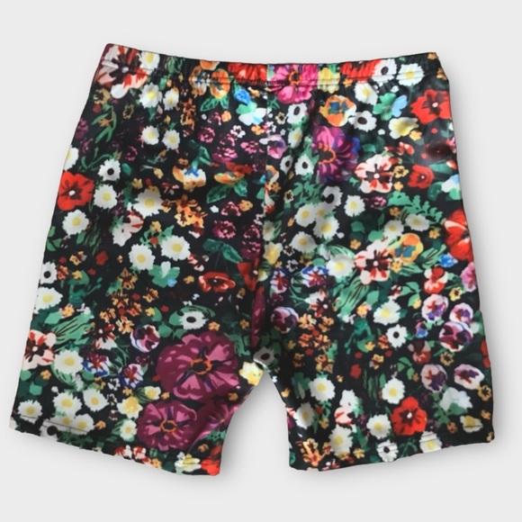 Retro floral biker shorts size large vintage looking - Picture 4 of 7